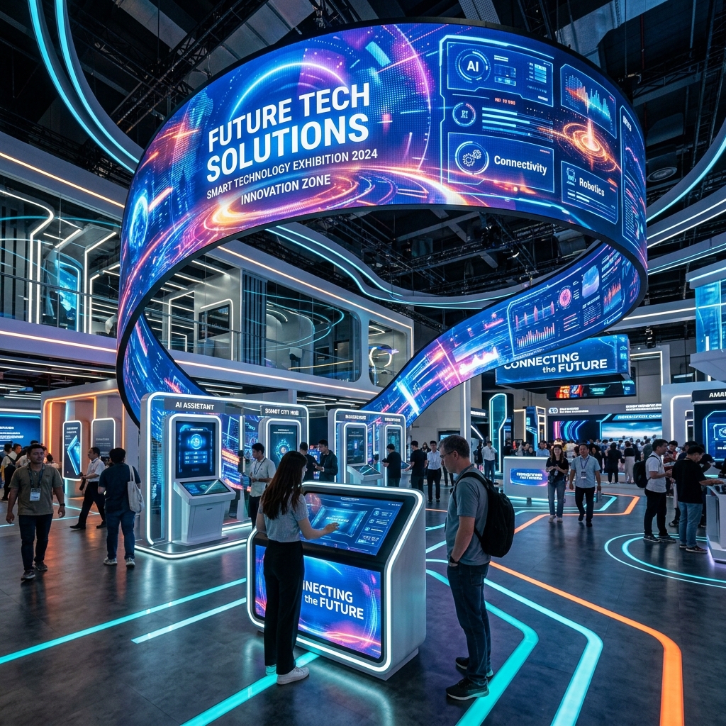 Interactive Booth Render